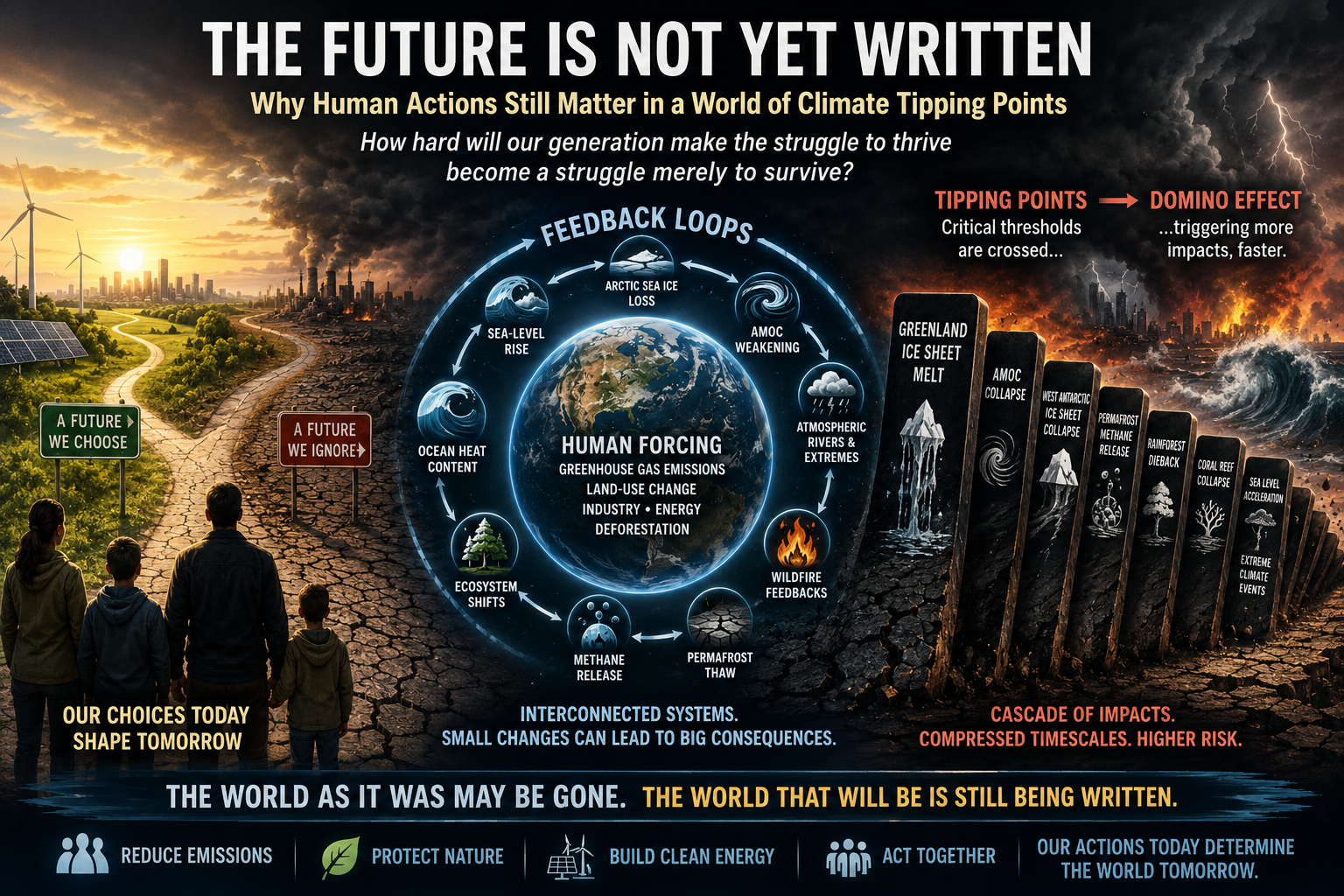We determine the future today. Choose wisely.