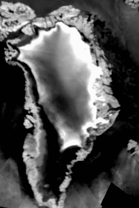 Greenland infra red image 
09 jul 2012